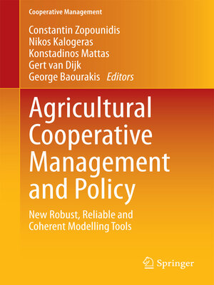cover image of Agricultural Cooperative Management and Policy